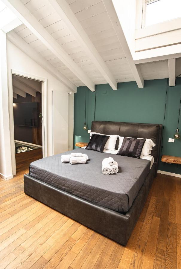 Luxury Industrial Apt Vicino Al Centro Con Garage 브레시아 외부 사진
